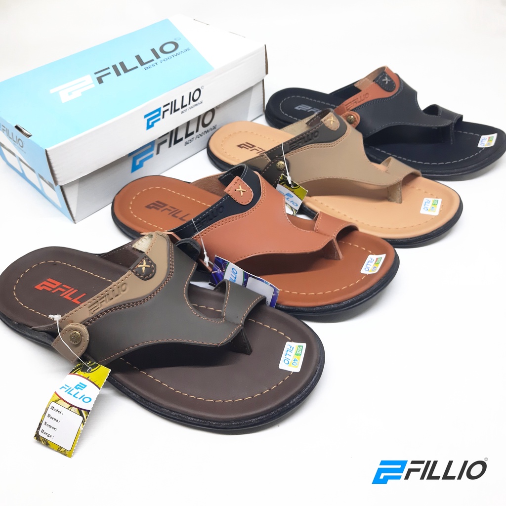 SANDAL PRIA KASUAL KULIT FILLIO N-36 TERBARU ORIGINAL