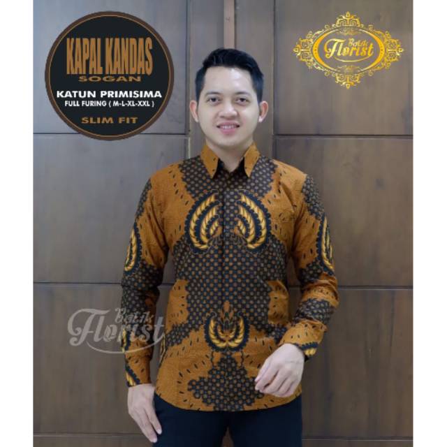 Kemeja Batik Eksklusif  Pria Lengan Panjang / Hem Batik Premium / Batik Eksklusif