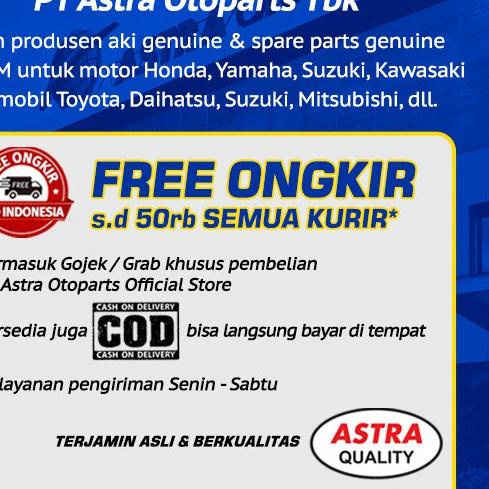 Paling Bagus|SQ34|Aki Motor GS ASTRA MF GTZ6V Vario 125 150 Beat Scoopy ISS Mio SSS GSMF-GTZ-6V