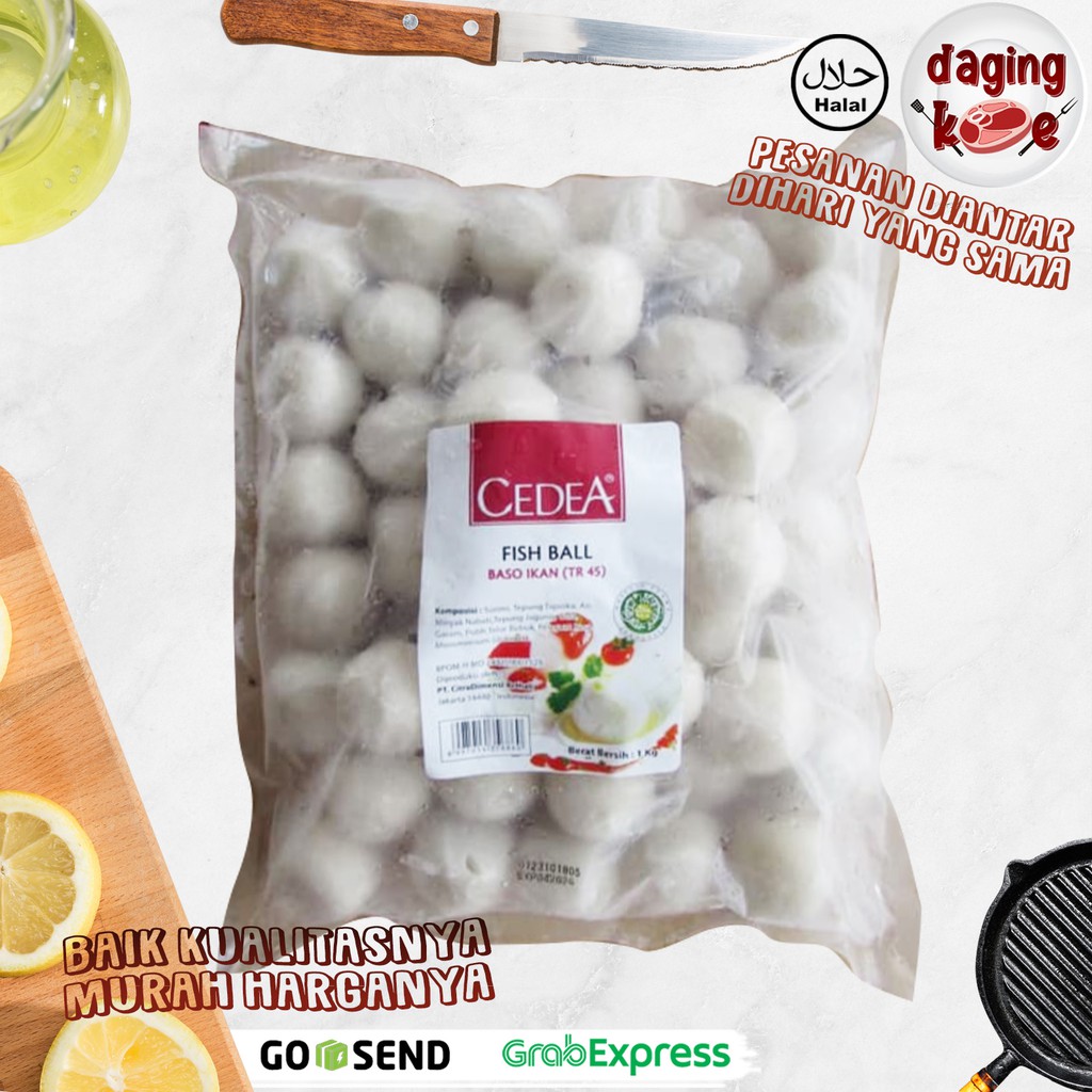 

BAKSO IKAN CEDEA FISH BALL (45 pcs) 1 KG DK140