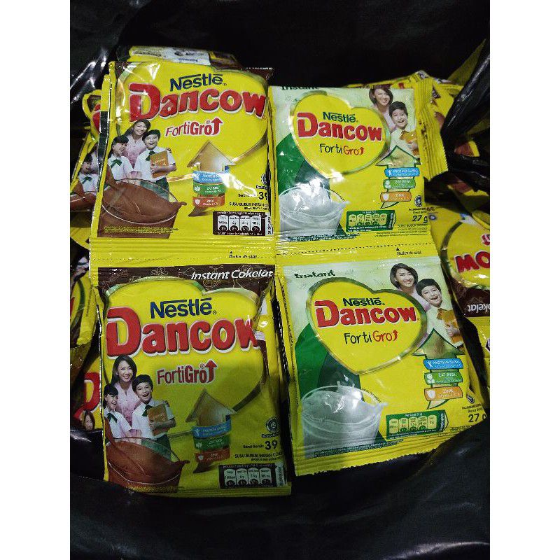 

DANCOW FORTIGRO INSTANT / COKLAT SACHET ISI 10 PCS MURCE