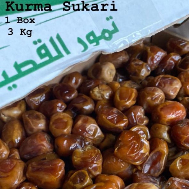 

Kurma Sukari Asli Saudi Arabia - Box 3 Kg