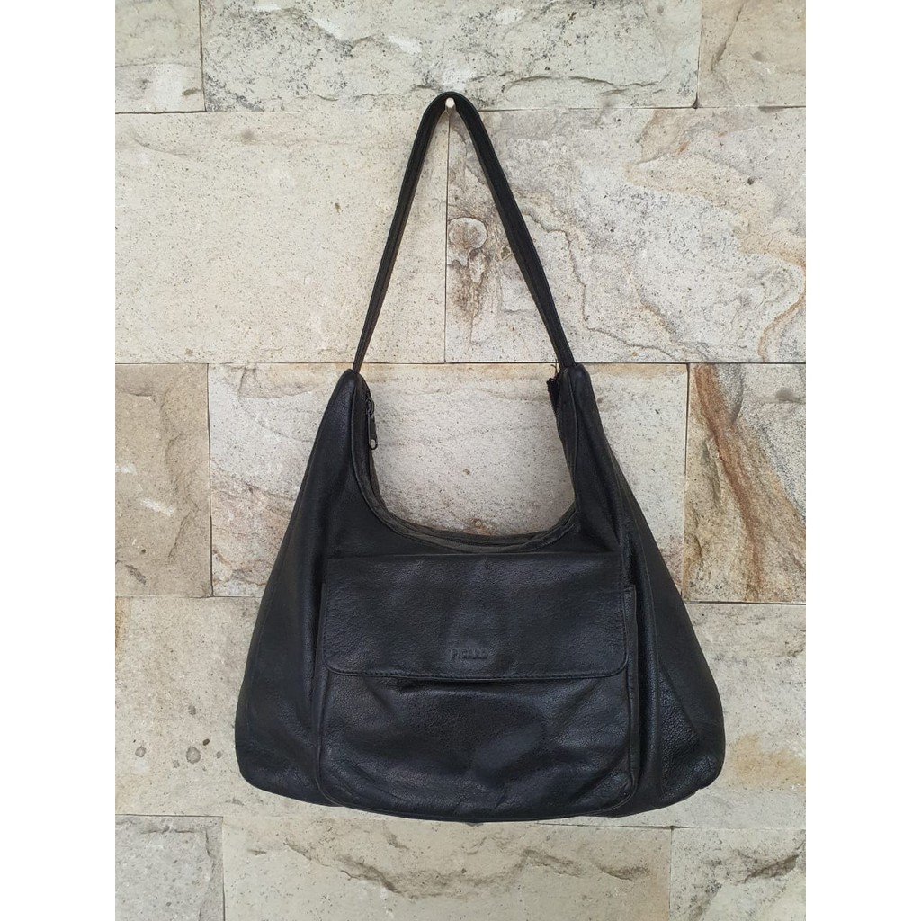 TAS SHOULDER WANITA HITAM PICARD/TAS KULIT ASLI HITAM WANITA/TAS WANITA PICARD PRELOVED MURAH ORI