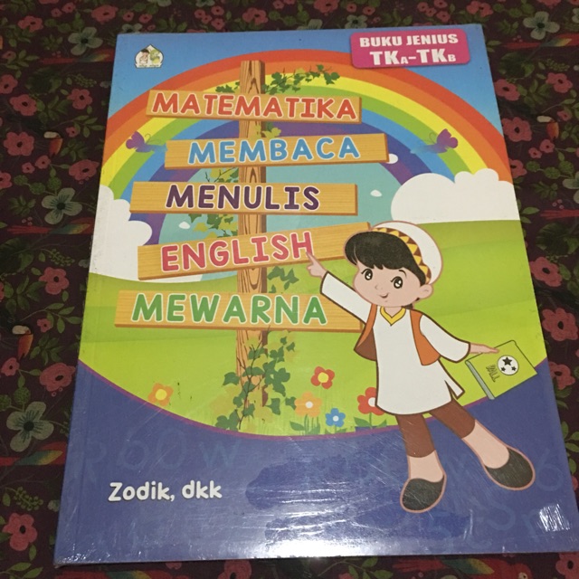 Jual Buku Jenis TK A TK B Matematika Membaca Menulis English Mewarnai ...