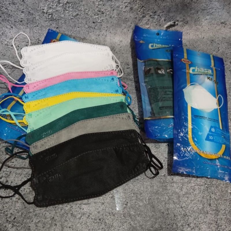CHASA EMBOS HYGENIC KF94 PACK -  MASKER KF94 CHASA TALI SENADA PACK ISI 10 PC - DAILY MASK