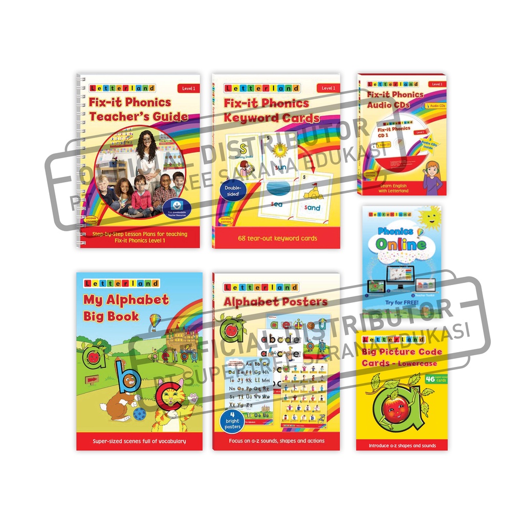 

Letterland Fix-it Phonics Teacher's Pack (Level 1)