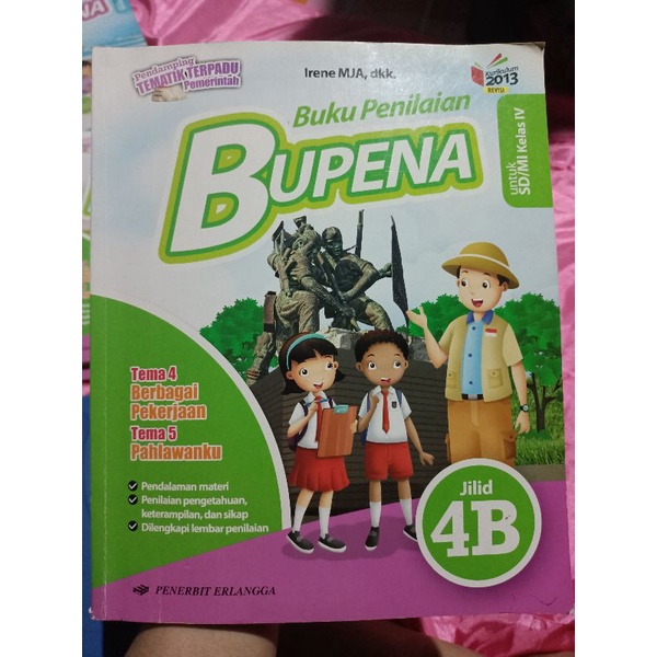 BUKU CETAK BEKAS BUPENA 4A,4B,4C,4D