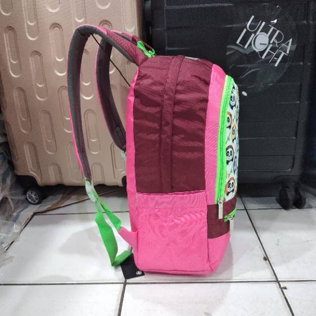 Tas ransel sekolah perempuan karakter panda 2305