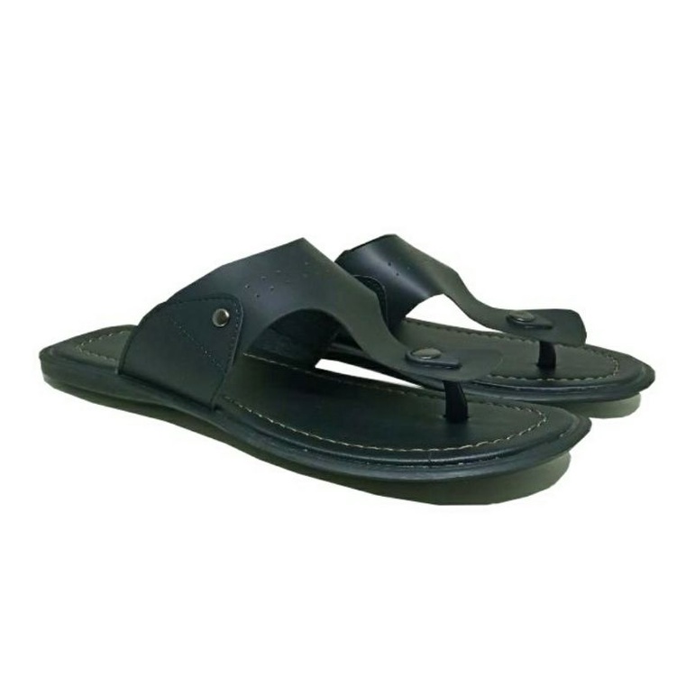 Sandal Jepit UKURAN BESAR 44 45 46 47 48 / Sendal JUMBO Kasual Hitam, 48 Gede Banget