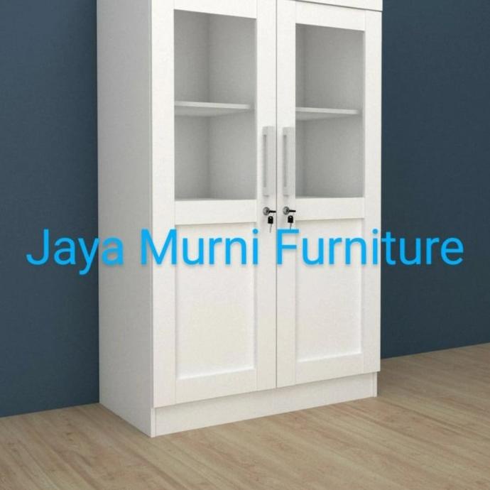 

Lemari Buku Putih Display Cabinet Dc Kea 1224 Bellisimo White Kantor Terlaris