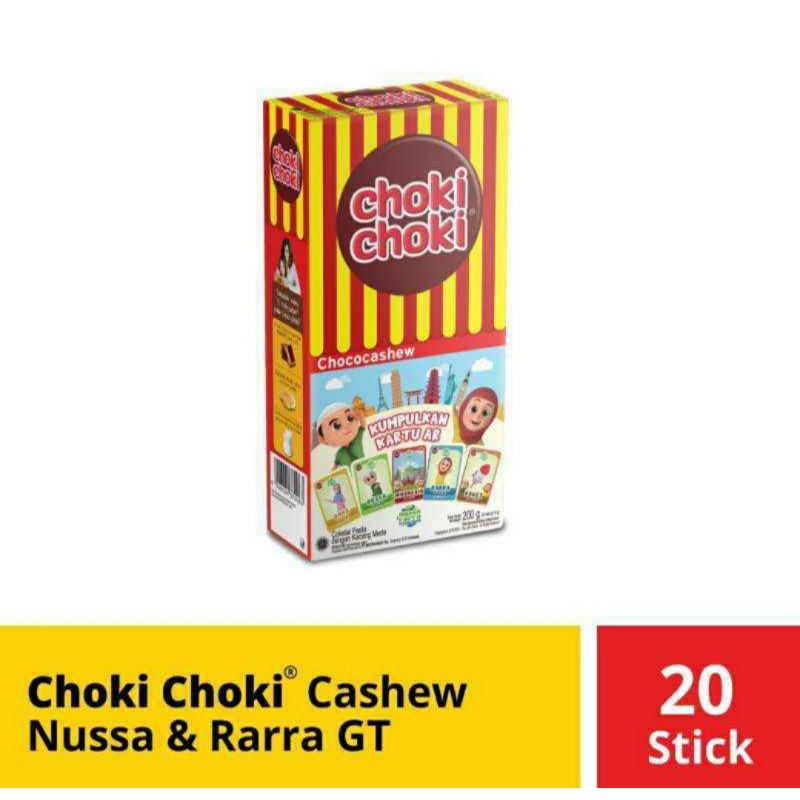 

Choki Choki Chococashew Isi 20 Pcs / Pack