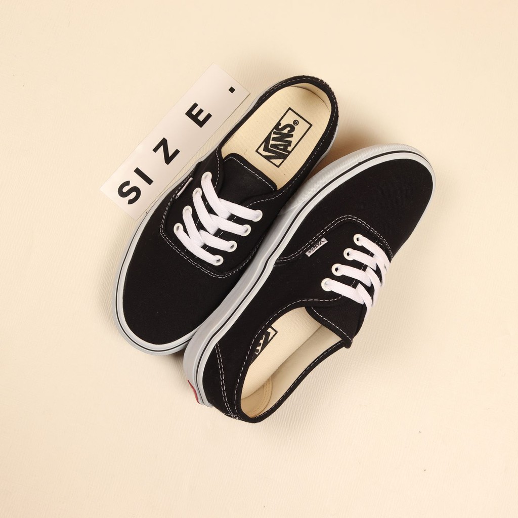 Vans Authentic Classic Black White 1