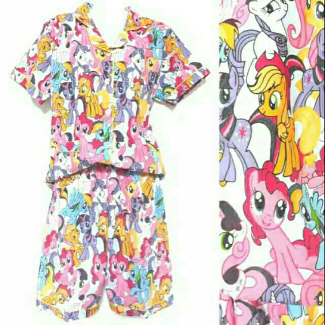 PAJAMAS HP PONY TUMPUK /MOTIF PONY RAMEI