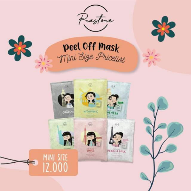 Masker Peel Off Mini Size Prastore