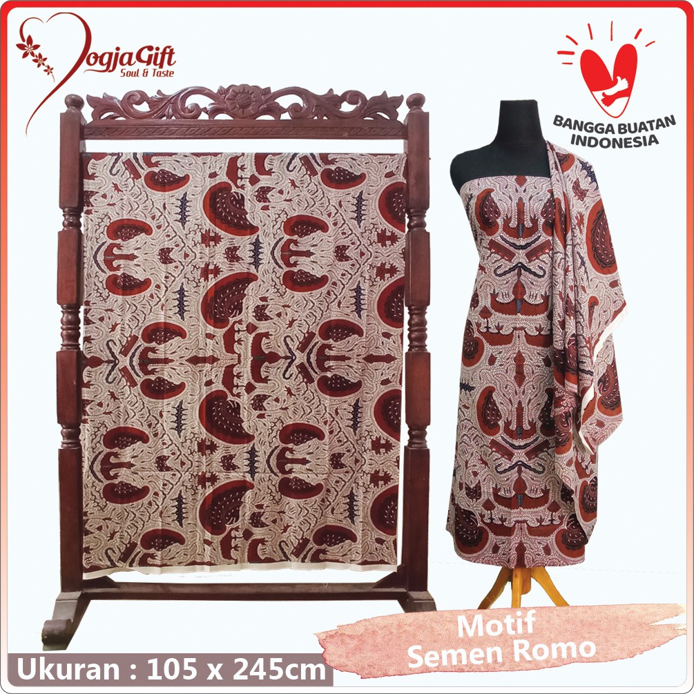 Kain Batik Jogja Motif Semen Romo