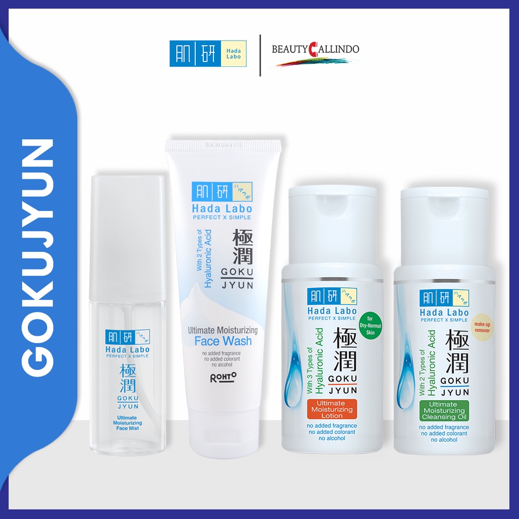 Hada Labo Gokujyun Seri | Moisturizing Milk | Light Lotion | Face Wash | Face Mist | Moisturizng Lotion | Toner