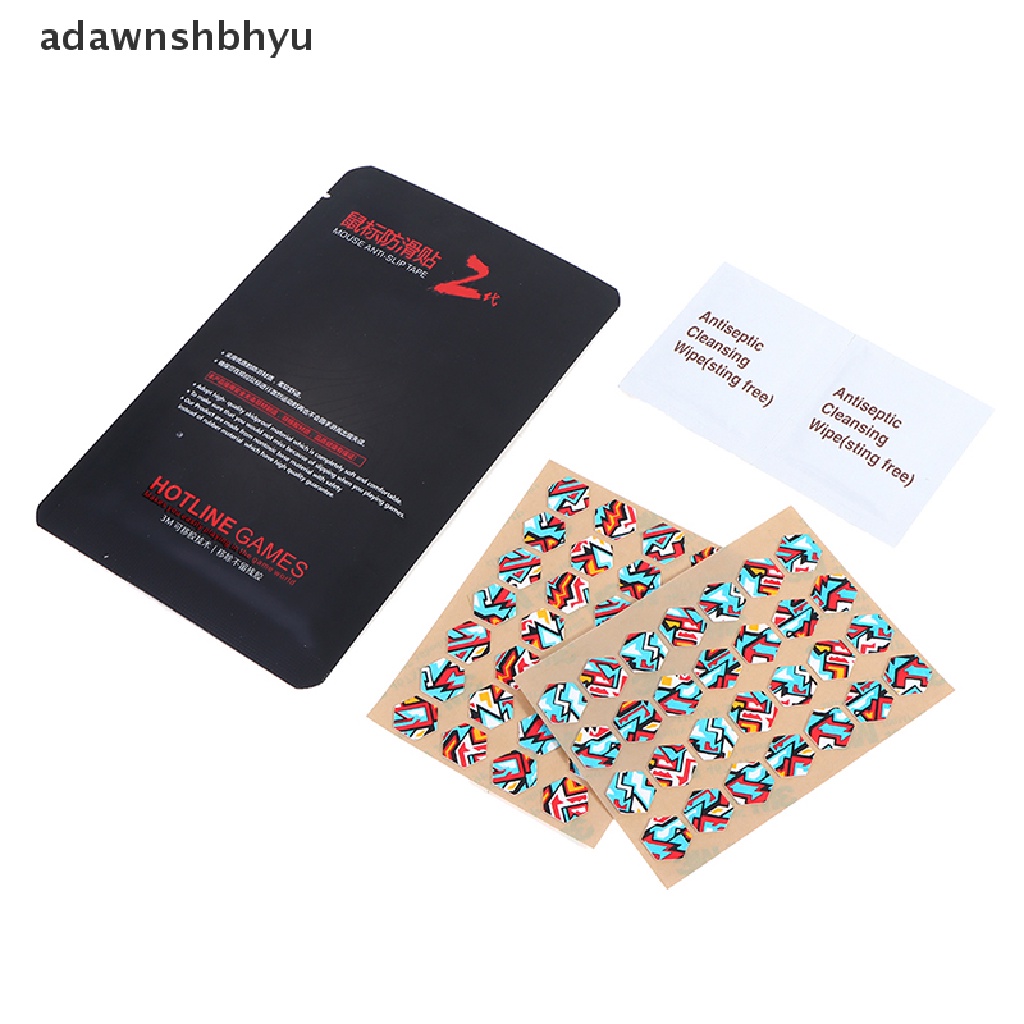 Adawnshbhyu 56pcs Hotline Games 2nd Generation Mouse DIY Tape Anti slip Untuk G502 G900 IO1.1