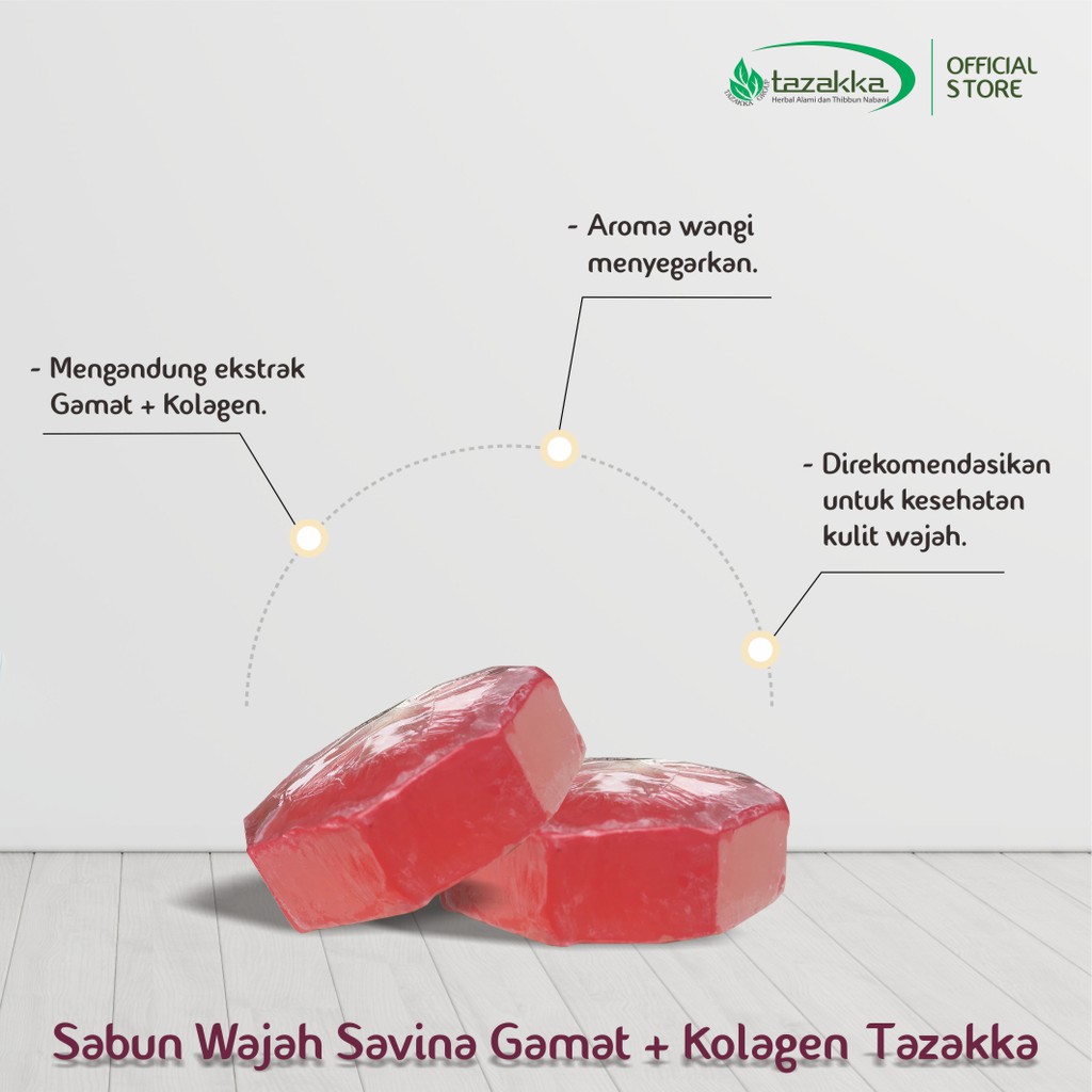 Sabun wajah herbal savina gamat plus kolagen alami tanpa efek samping kualitas terpercaya