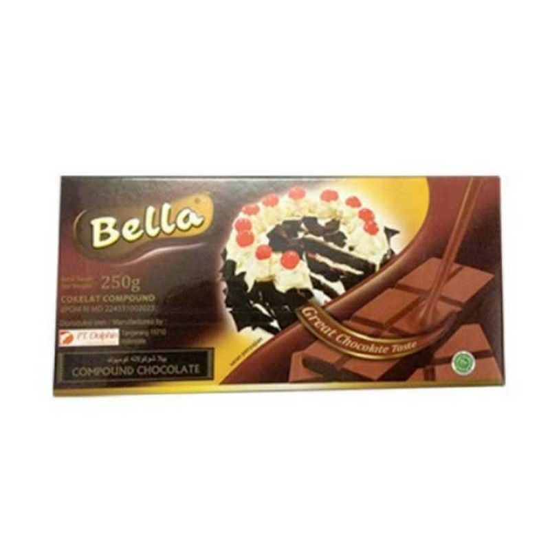 

BELLA COMPOUND DARK CHOCOLATE 250G