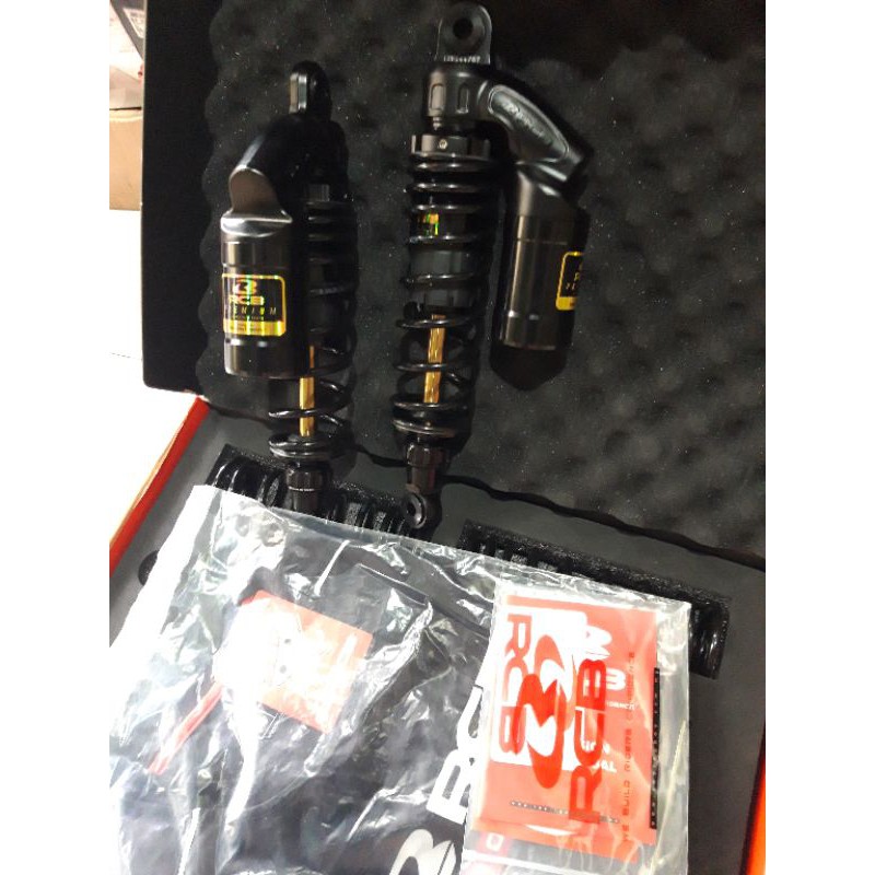 SHOCK ABSORBER HONDA TIGER VS SERIES BLACK PREMIUM 320MM SHOCKBREAKER RCB VS SERIES BLACK PREMIUM