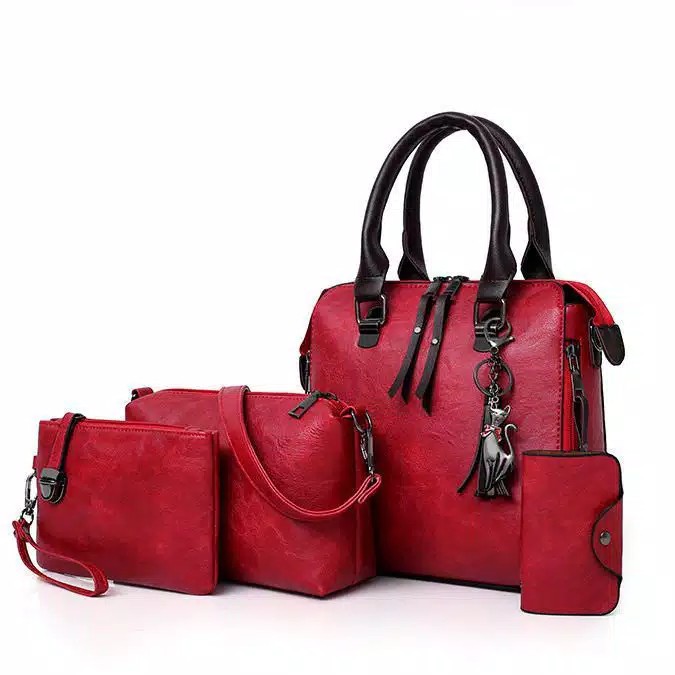 201003 Tas Kerja Wanita Import Handbag Cewek Impor 4 in 1 BQ2445 JTF819624 GT1662 LT1496 CR7180 EL458