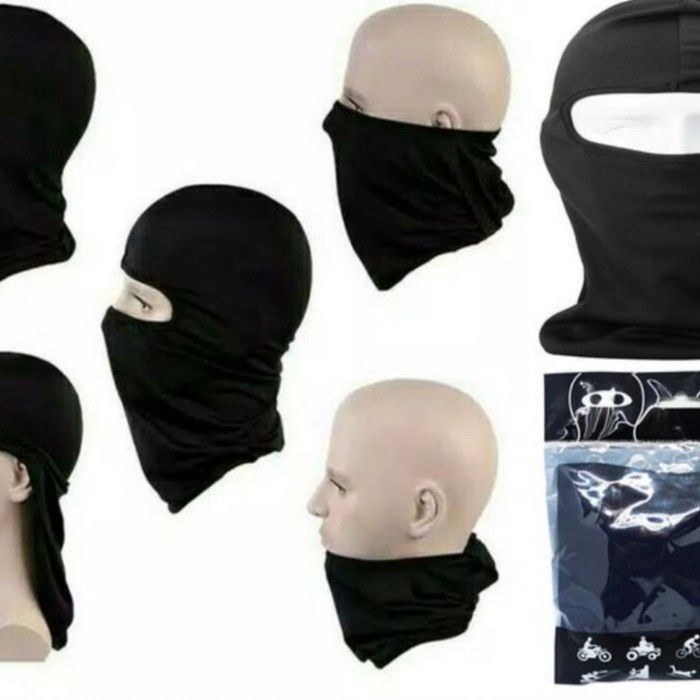 Masker Full Face Head Cover Mask Masker Ninja Masker Motor