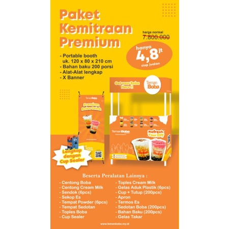 

Paket Premium Teman Boba Khusus Kak Rere - Jogjakarta