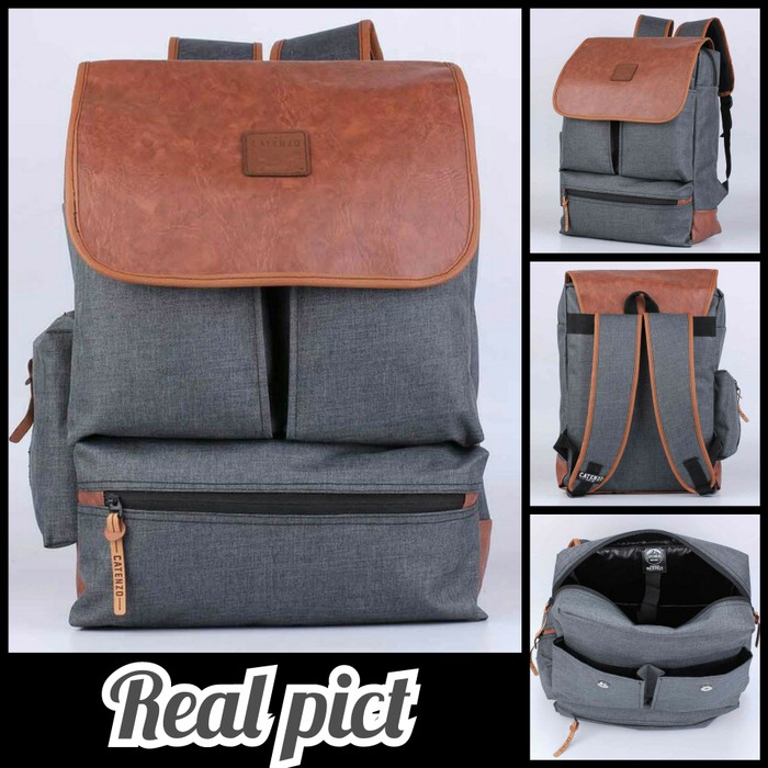 TERBARU O8X5 TAS PRIA BRANDED WJ2951 Tas Pria Kulit Selempang P Tas Ransel Laptop Catenzo YD 0