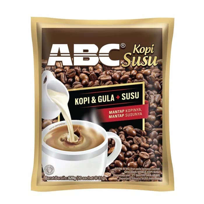 

FCW - Kopi ABC Susu 1 Renceng 10 x 31 Gram