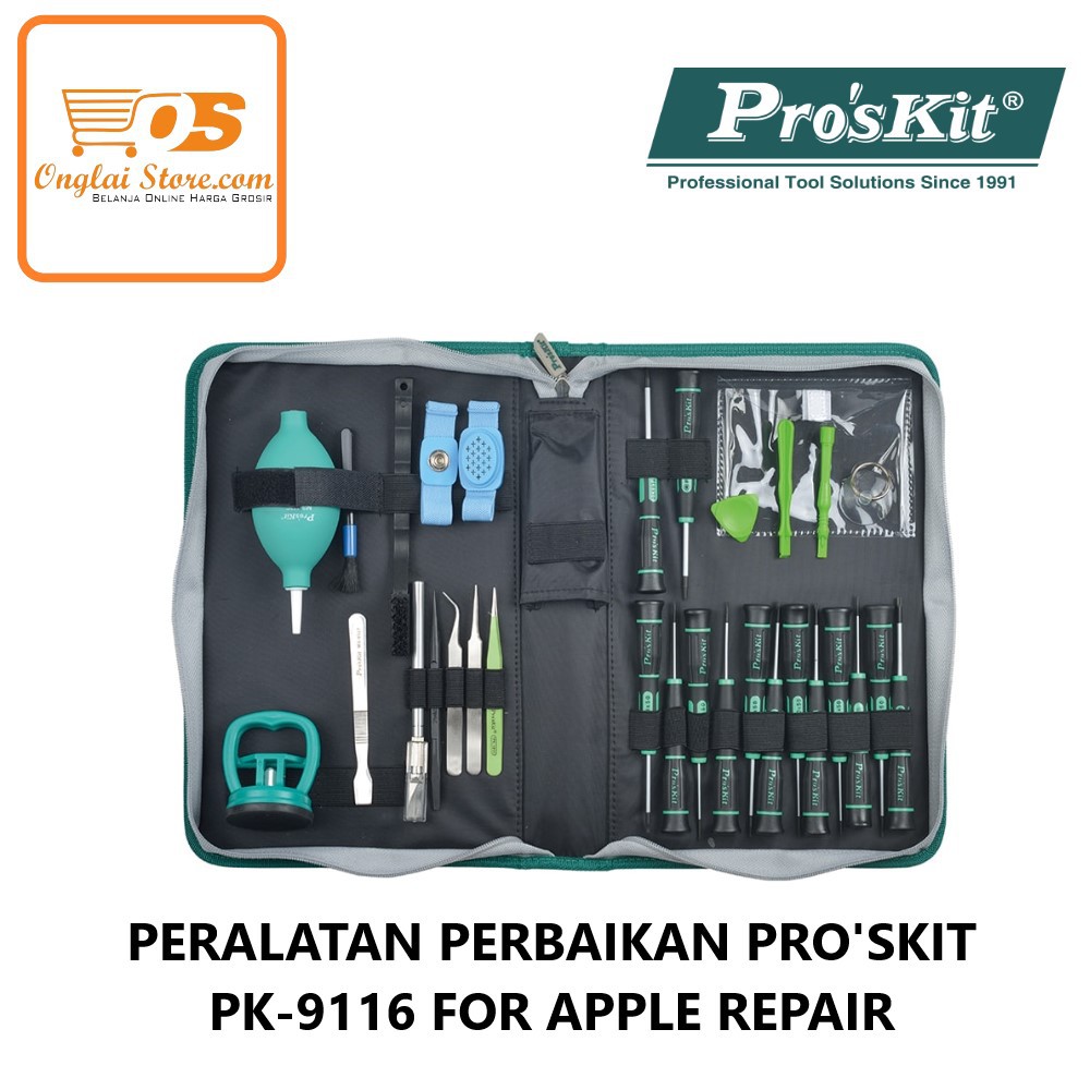 PERALATAN PERBAIKAN PRO'SKIT PK-9116 FOR APPLE REPAIR ORIGINAL (HARGA SPESIAL)