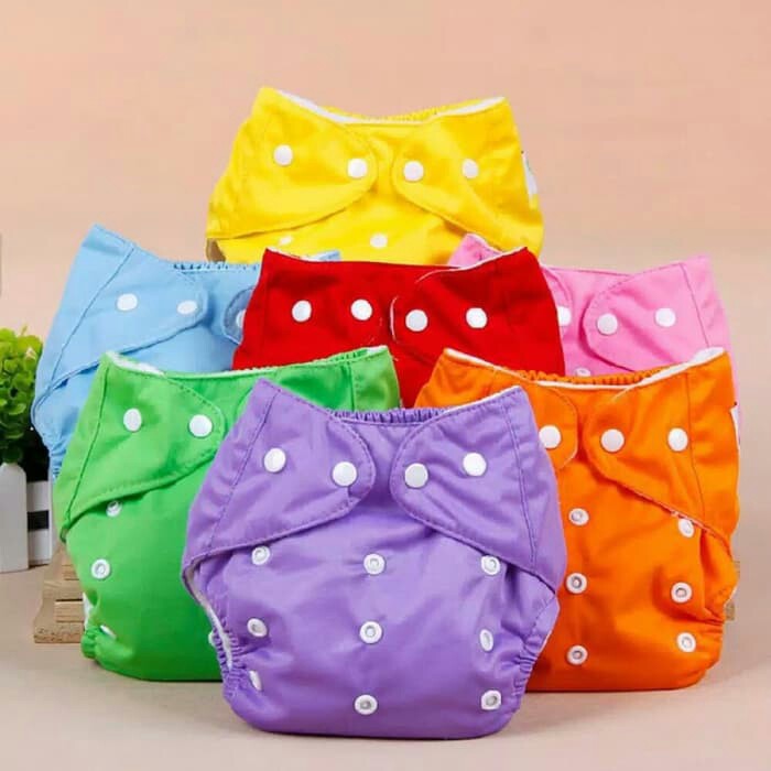 Clodi Cloth Diaper Merk Qianquhui Popok Kain Kancing Cuci Ulang