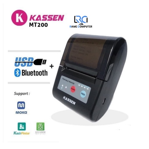 MINI PRINTER BLUETOOTH KASSEN MT200 MOKA OLSERA POS GP-58130IIC RPP02N