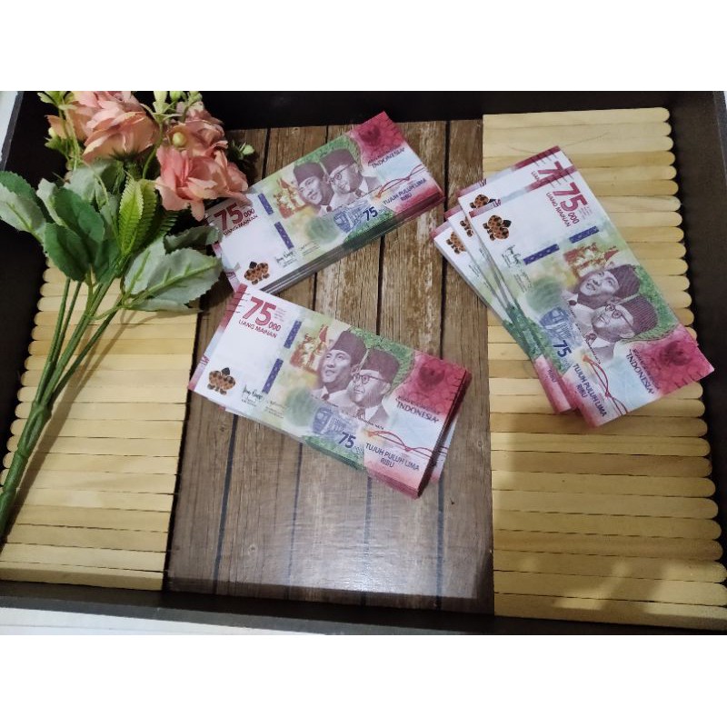 uang mainan baru 75000