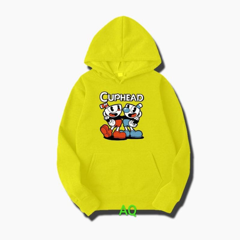 JAKET ANAK CUPHEAD HOODIE ANAK CUPHEAD USIA 4-12 Tahun
