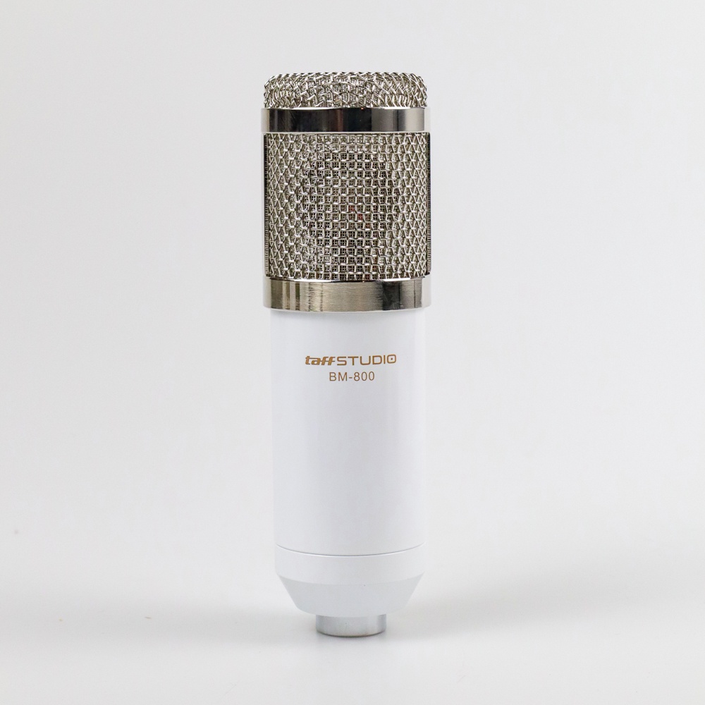 Microphone Condenser Taffstudio Mikrofon Kondenser Studio Clear Noise BM 800