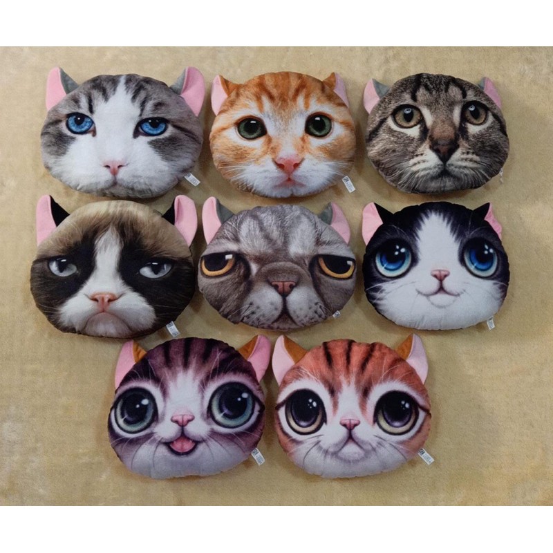 Bantal Kucing, Bantal Kepala Kucing, Cat Cushion