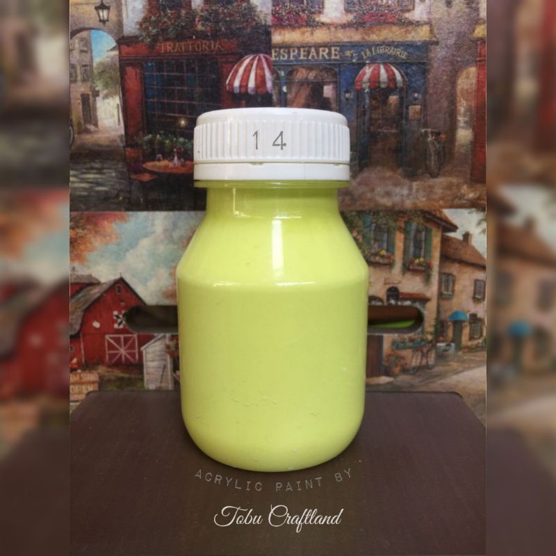 

Cat akrilik no. 14 (bright green pastel)