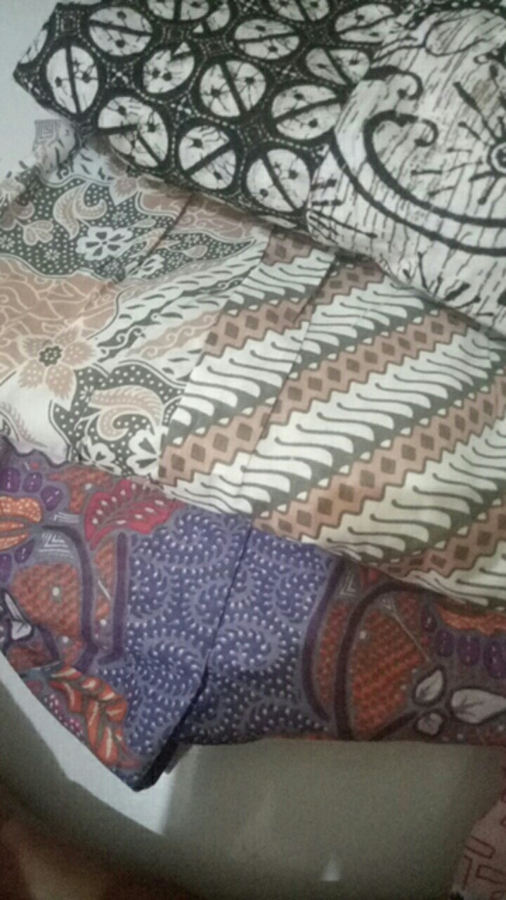 Batik Tunik Shibori Jumputan Terbaru Size S-3l / Hrb026 Yelbor Navbor / Biru Putih / Original..