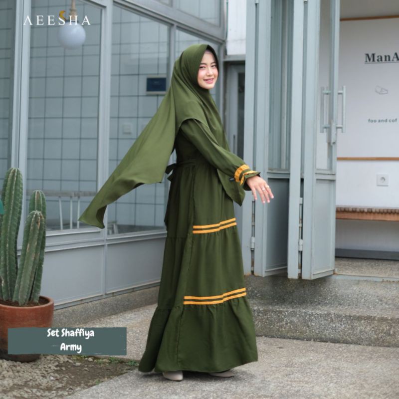 Shafiyya Series SET by Aeesha (GAMIS+KHIMAR)