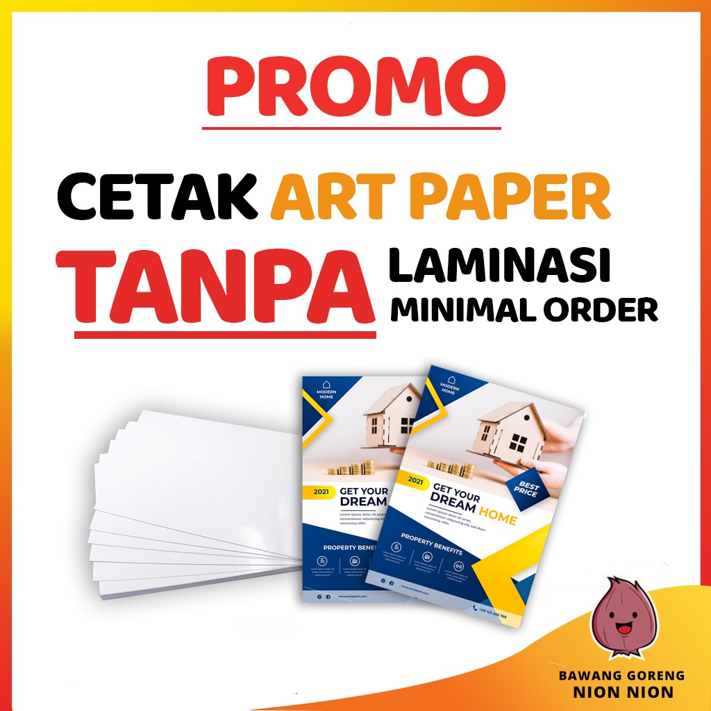 

Cetak Art Paper / Art Karton Tanpa Laminasi Untuk Akrilik A4 dan A5