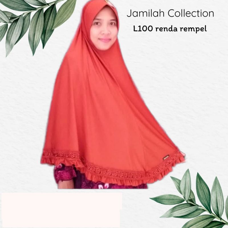JILBAB JAMILAH RENDA REMPEL 100