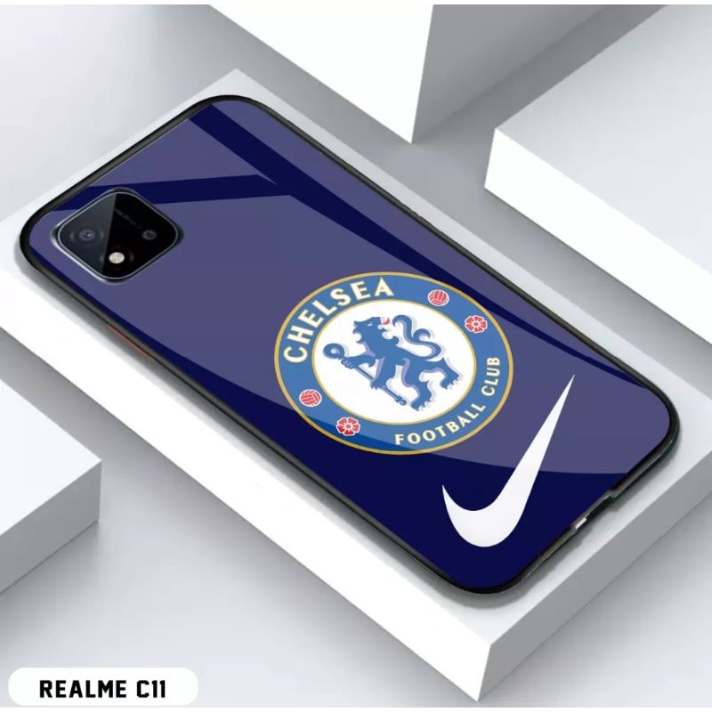 Athan Case Custom Realme C11 Fashion Motif Logo Club Bola series