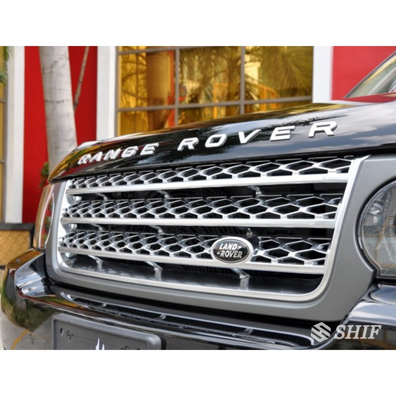 Stiker Emblem Logo Range Rover Bahan Metal Warna Silver Gloss untuk Mobil