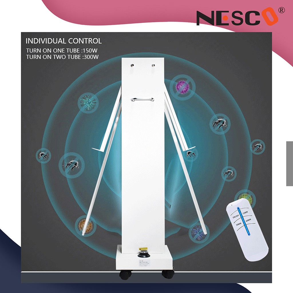 NESCO LAMPU STERILISASI  UV OZONE ANTI VIRUS DAN BAKTERI  UV Lamp OEPE-8, 300W