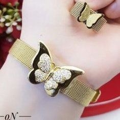 Tiatnium Set Gelang dan Cincin Wanita C634L