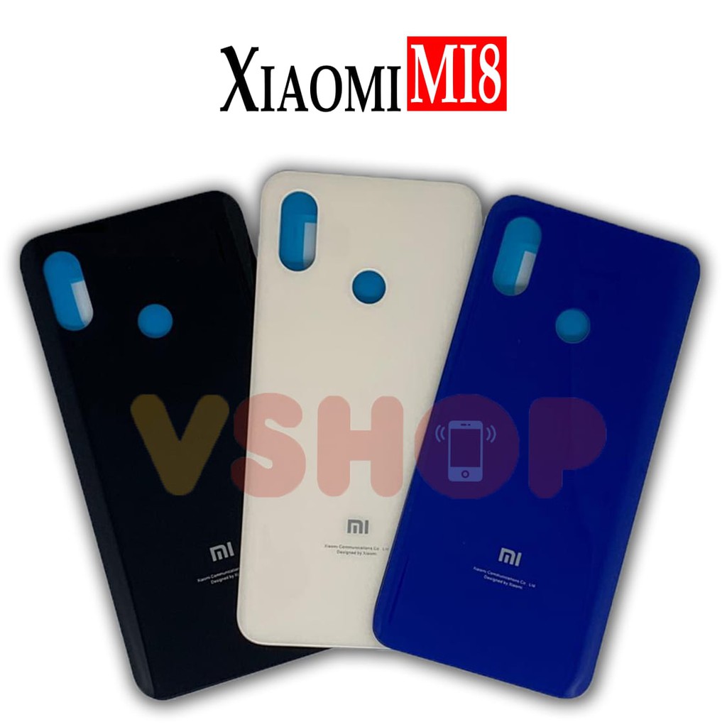 BACKDOOR - BACK CASING XIAOMI MI8 TUTUPAN BATERAI