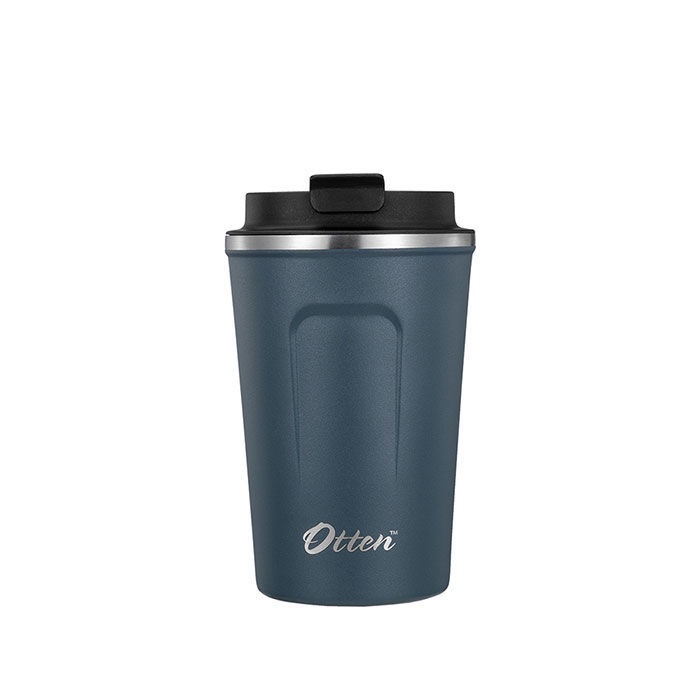 Otten Reusable Coffee Mug Lengkap Dengan Stainless Steel Filter Blue-2