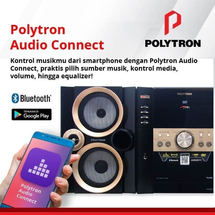 Liza | Mini Compo Hifi Polytron Xl 2910 Bluetooth Garansi Resmi