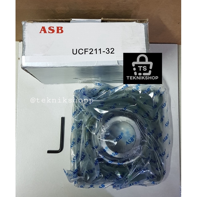 LAHAR TEMPEL UCF 211 ASB / UCF 211 / LAHAR 211 / LAHAR DUDUK MODEL PETAK AS 55MM 2" / PILLOW BLOCK B