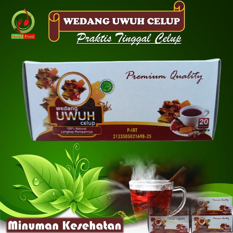 Teh Celup Wedang Uwuh Celup Minuman Herbal Penambah Imun Tradisional